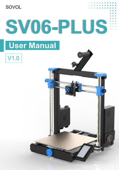 Sovol SV06 Plus Manual