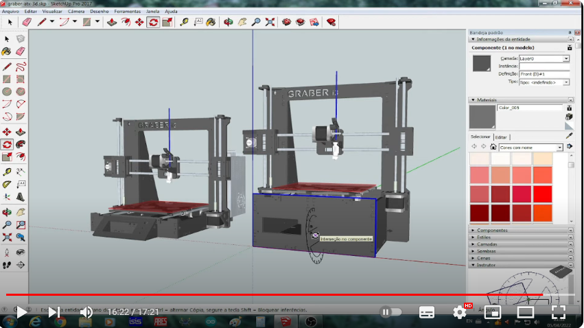 Impressora 3D - Graber i3 - Montagem